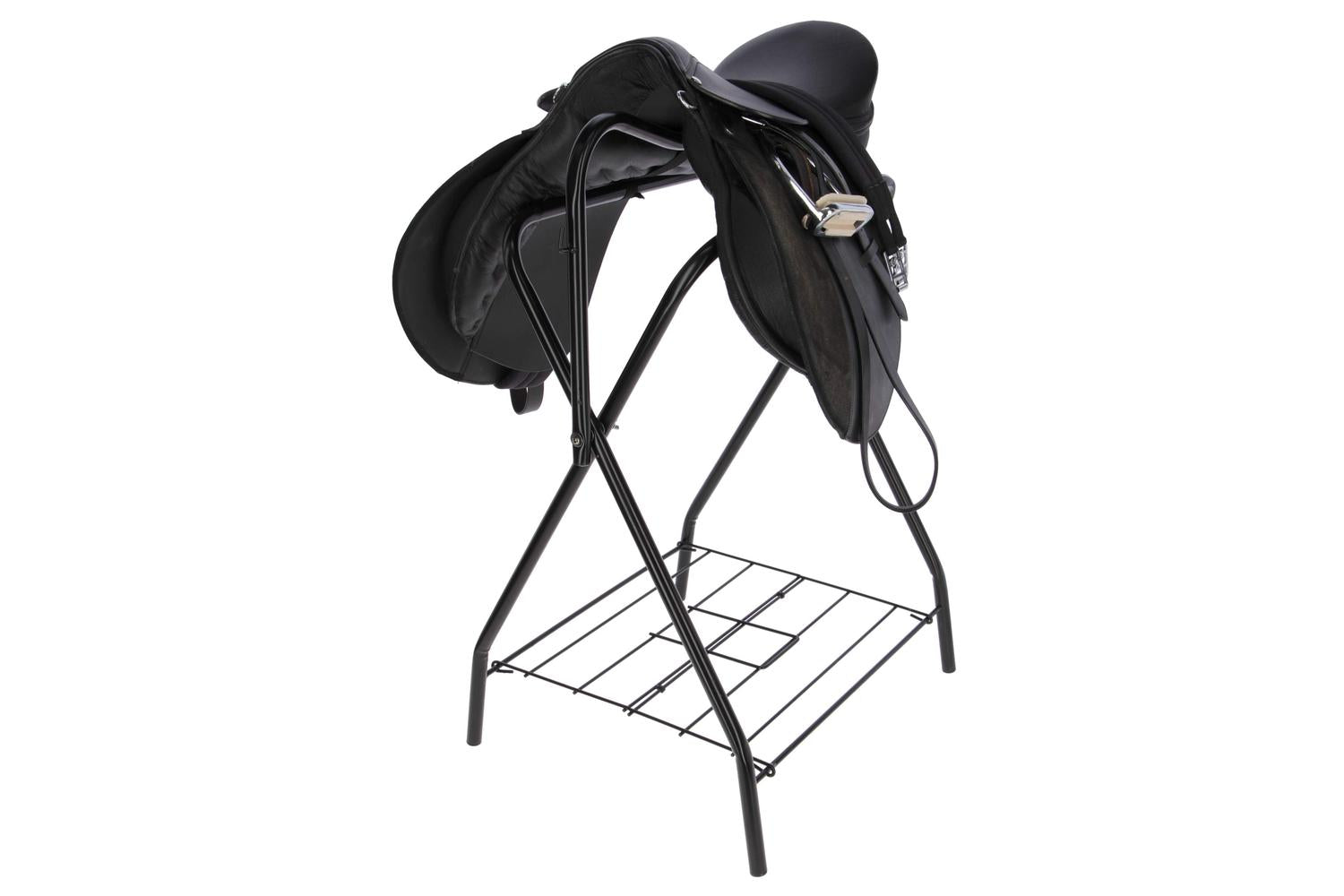 Kerbl Ker-3211640 - Saddle Rack For Setup Black-2