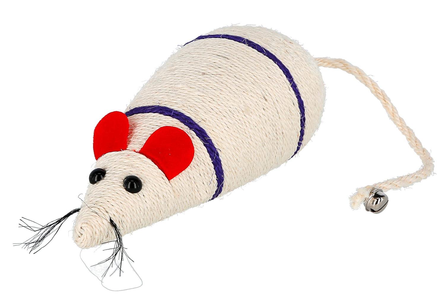 Kerbl Ker-81667 - Sisal Toy Mouse 31,5x13x10,5cm