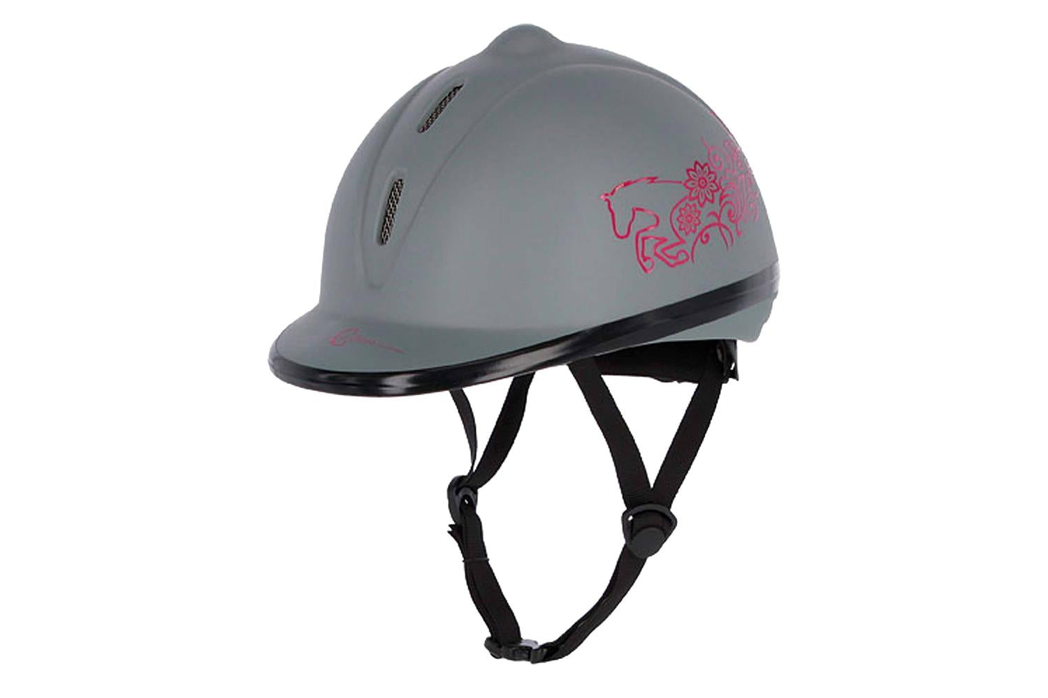 Covalliero Ker-3210245 - Riding Helmet Beauty Vg1, Grey, Siz
