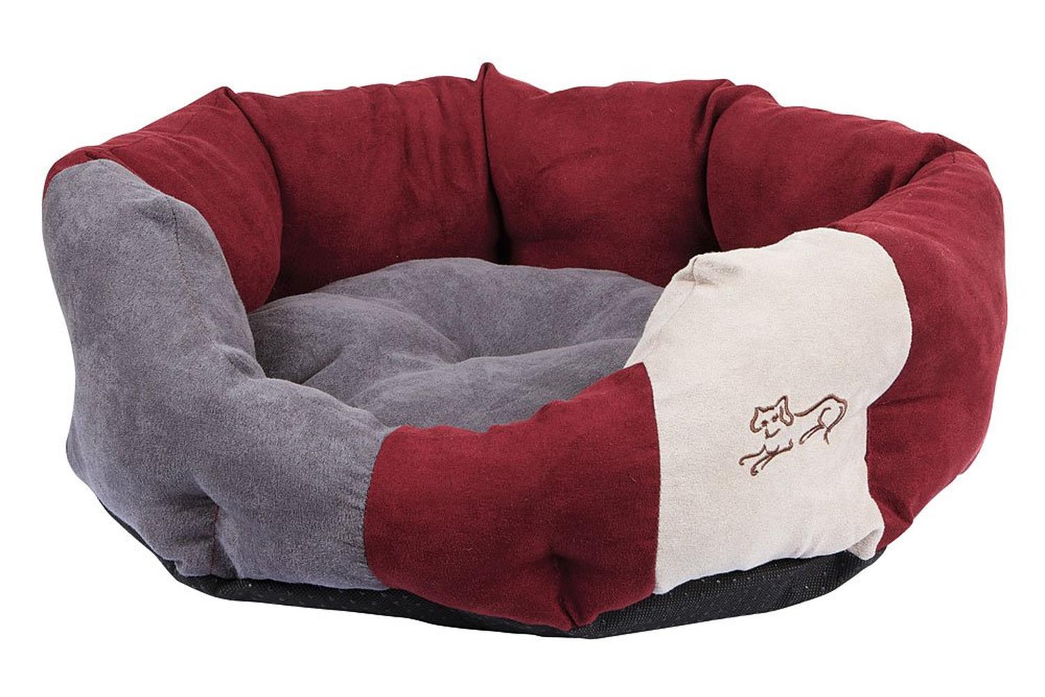 Kerbl Ker-81268 - Amelie Dog Bed 45x41cm Bordeaux/anthracite