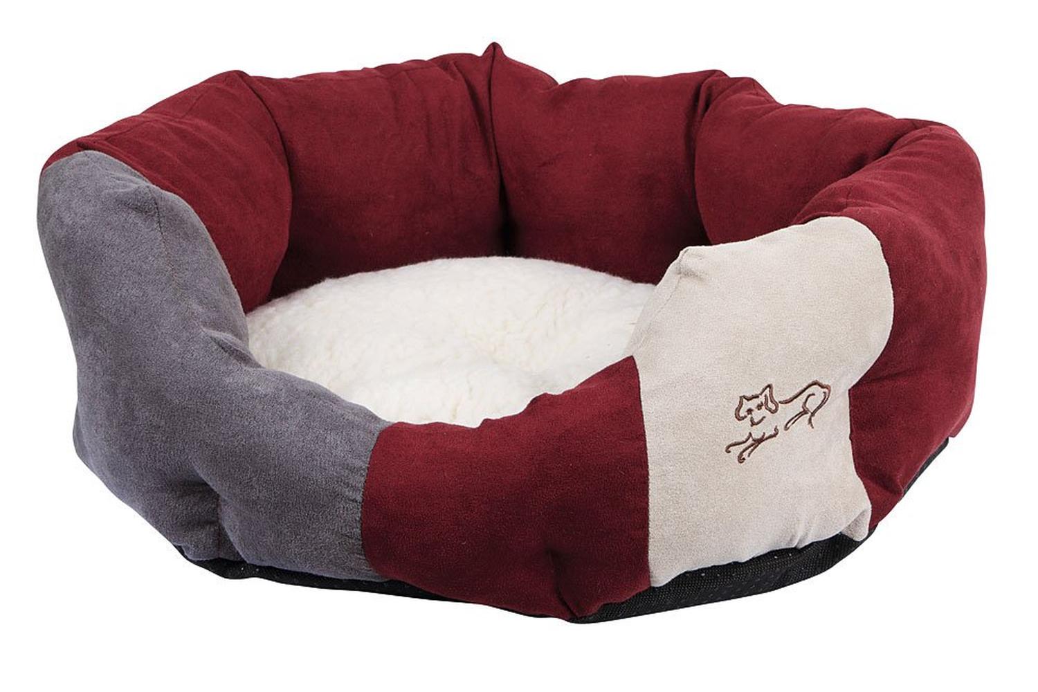 Kerbl Ker-81268 - Amelie Dog Bed 45x41cm Bordeaux/anthracite-2