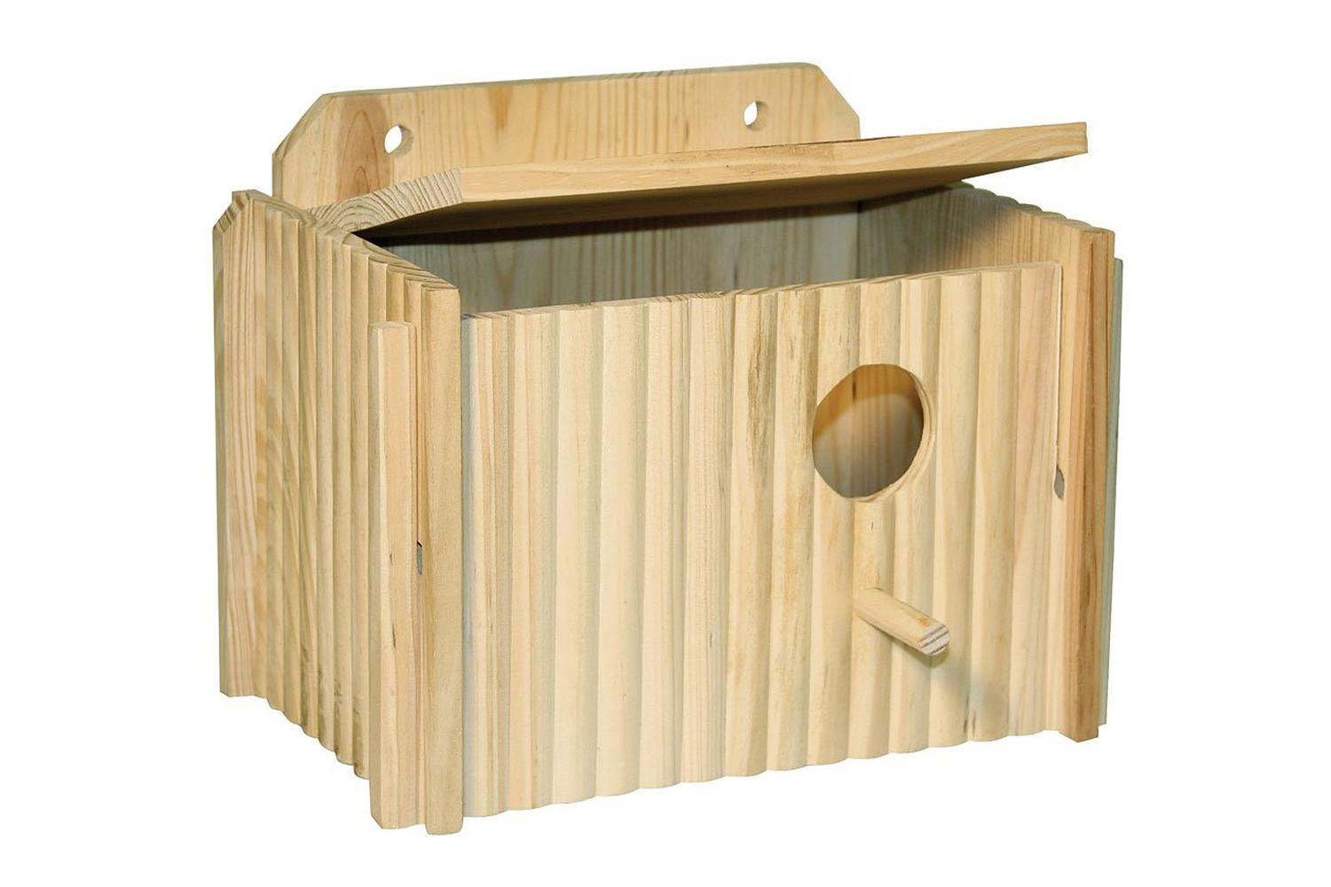 Kerbl Ker-82955 - Nesting Box For Parakeets 21x13x13cm-2