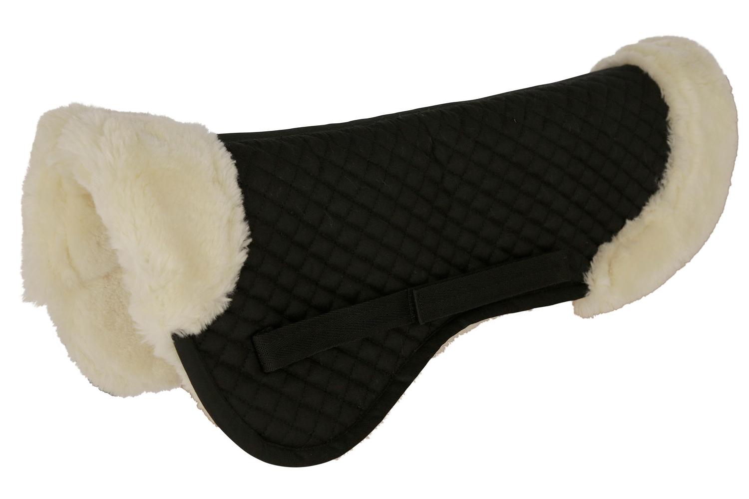 Kerbl Ker-3297731 - Sattelkissen Schwarz, Webpelz Pony