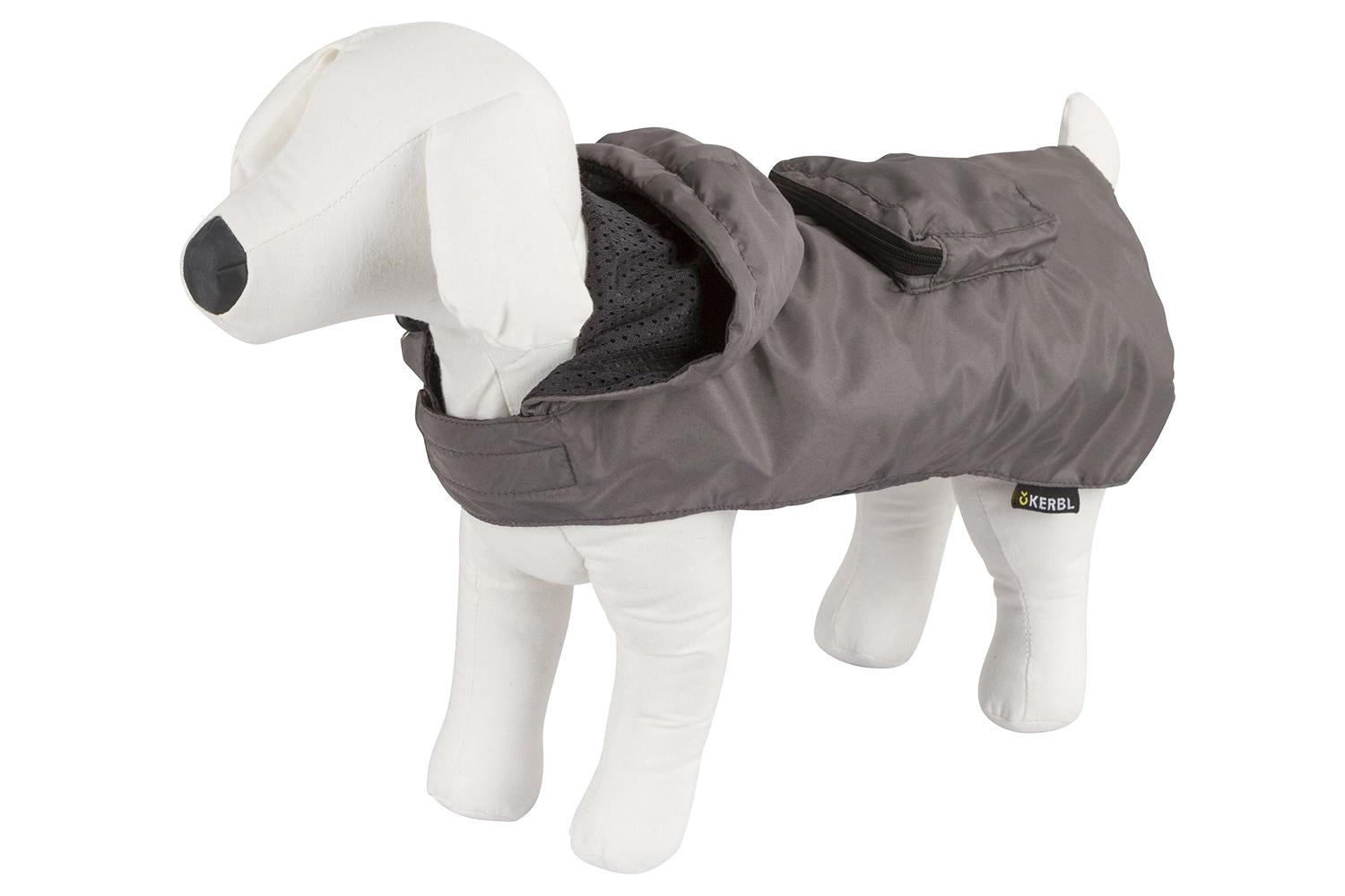 Kerbl Pet Ker-80619 - Rain Coat Seattle, Grey Xs 30cm