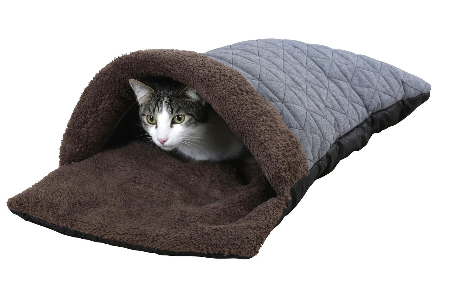 Kerbl Ker-81618 - Cosy Bag Thea 40x70x12cm,brown/blue-2