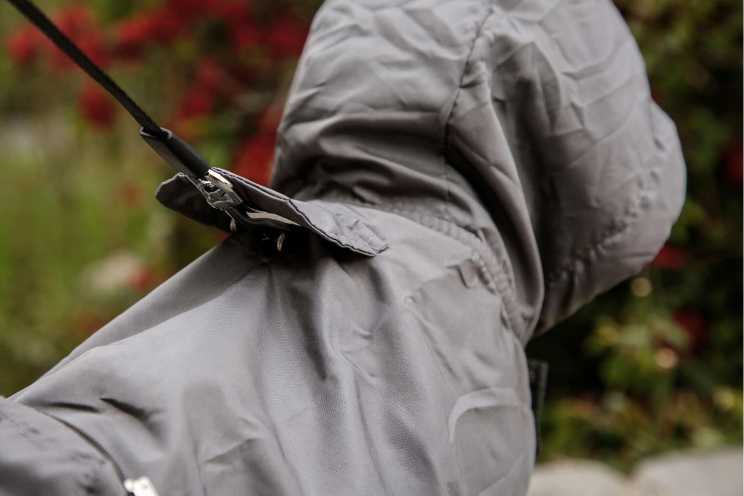Kerbl Pet Ker-80621 - Rain Coat Seattle, Grey M 40cm-2