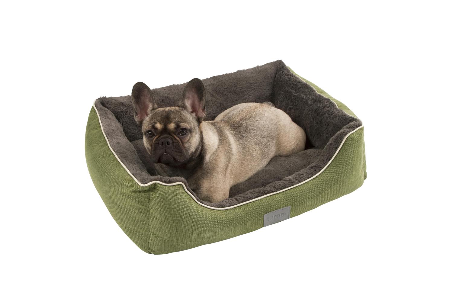Kerbl Pet Ker-81317 - Snugly Bed Samuel Grey/green,50x40x15c