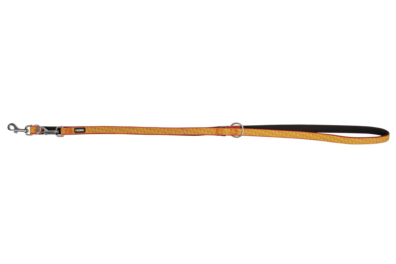 Kerbl Ker-81057 - Reflective Lead Black/orange 20mmx200cm