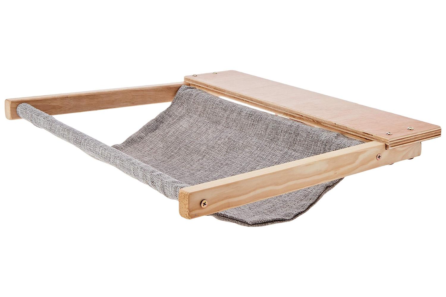 Kerbl Ker-81544 - Wall Hammock Tofana 45x40x1,5cm, Grey