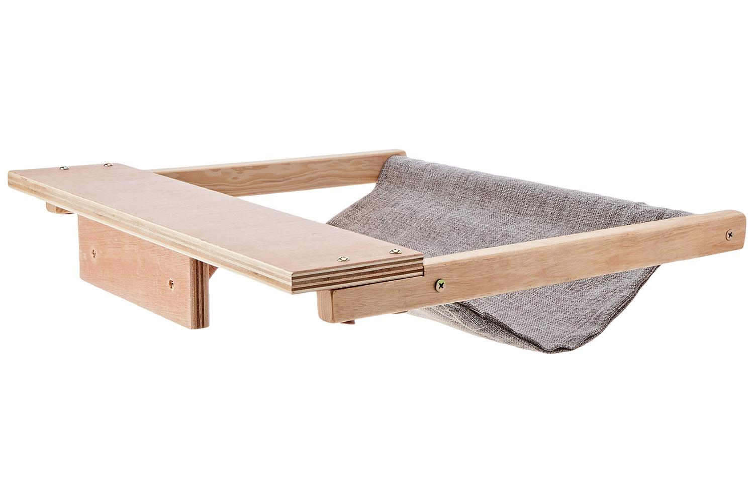 Kerbl Ker-81544 - Wall Hammock Tofana 45x40x1,5cm, Grey-2