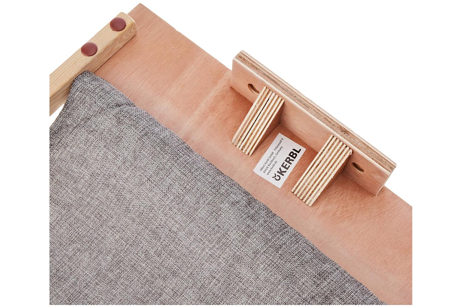 Kerbl Ker-81544 - Wall Hammock Tofana 45x40x1,5cm, Grey-3