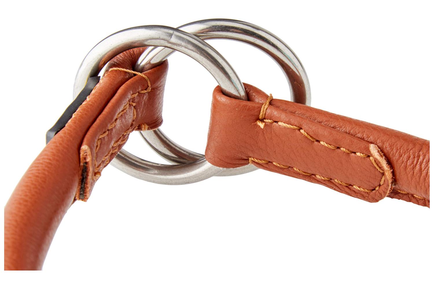 Kerbl Pet Ker-81094 - Round Leather Choker Roma Stopper, 55c-3