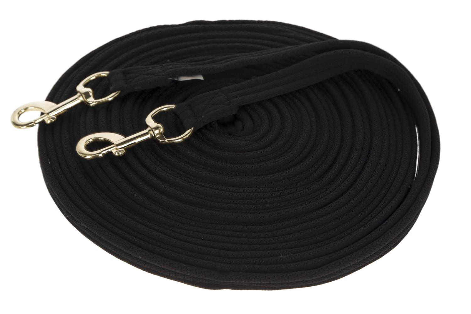 Kerbl Ker-3222120 - Soft Double Lunge 17m, Black
