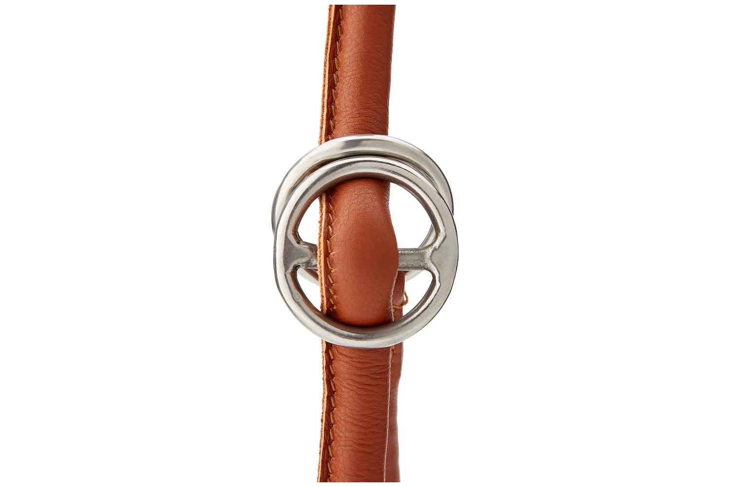 Kerbl Pet Ker-81096 - Round Leather Choker Roma Stopper, 60c-3