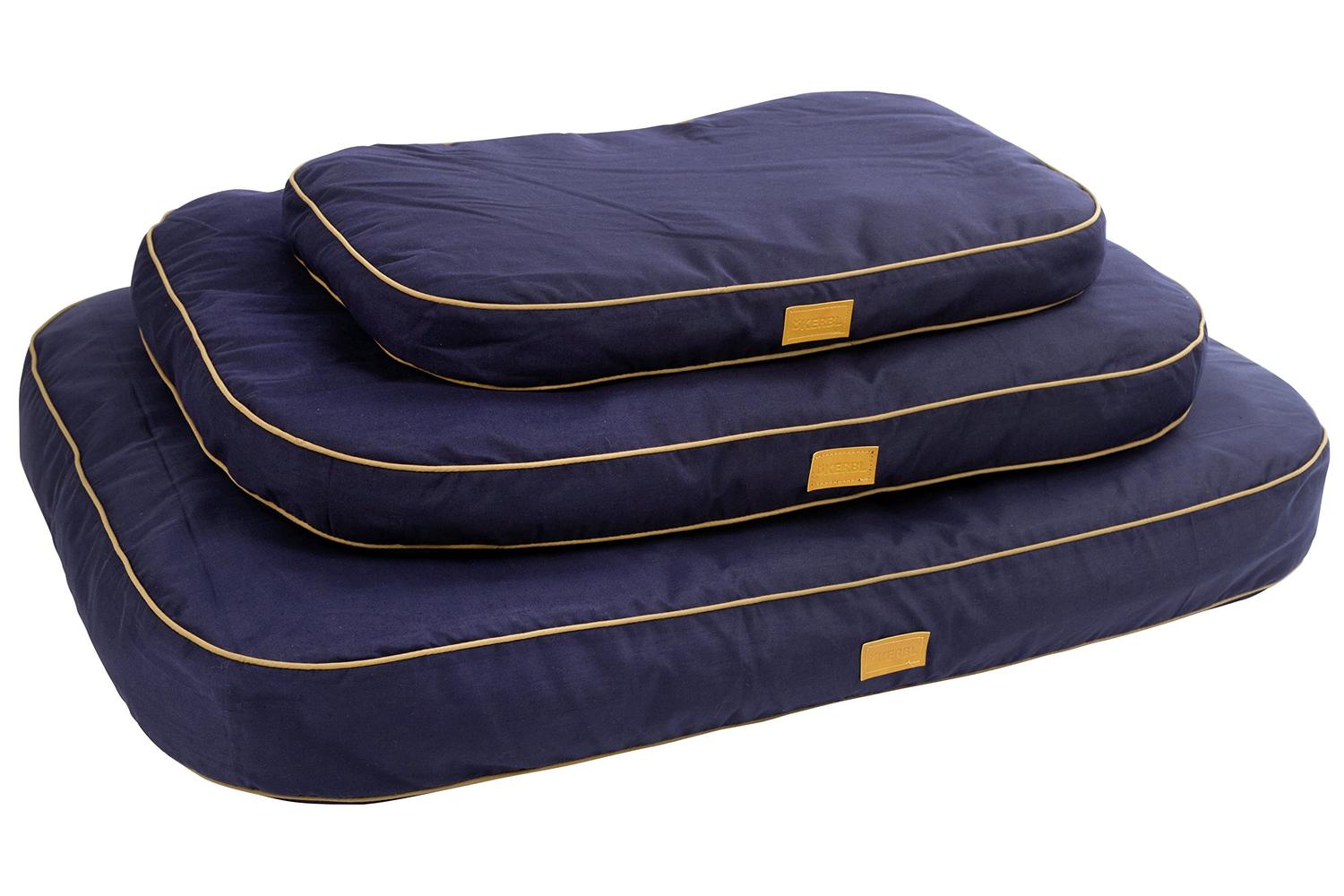 Kerbl Pet Ker-81312 - Bed Cushion Jerome, Navy-cognac, 60x40-2