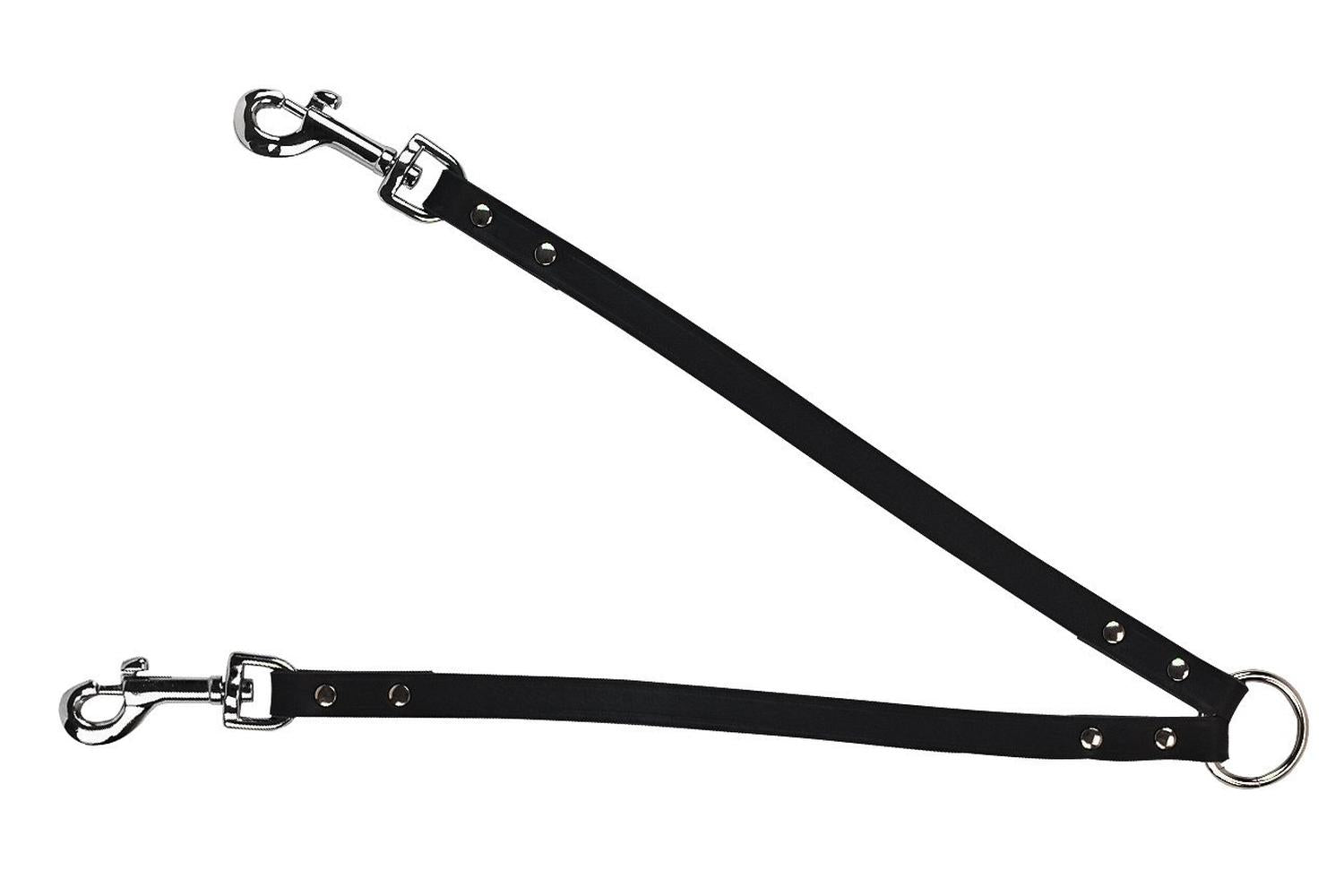 Kerbl Pet Ker-83963 - Vegas Coupling For Two Dogs Black, 18m