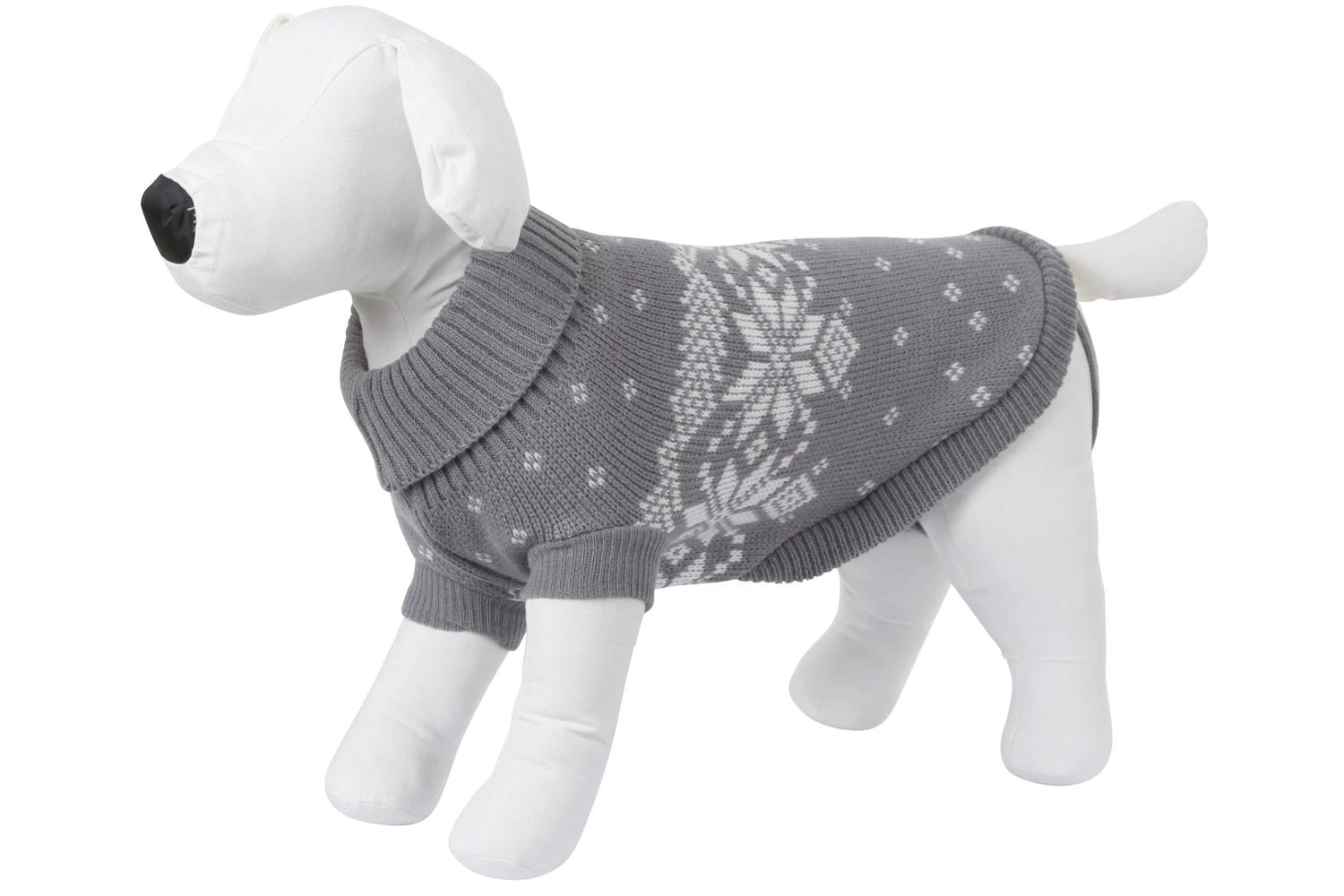 Kerbl Ker-81404 - Sweater Lillehammer, Grey-white 35 Cm