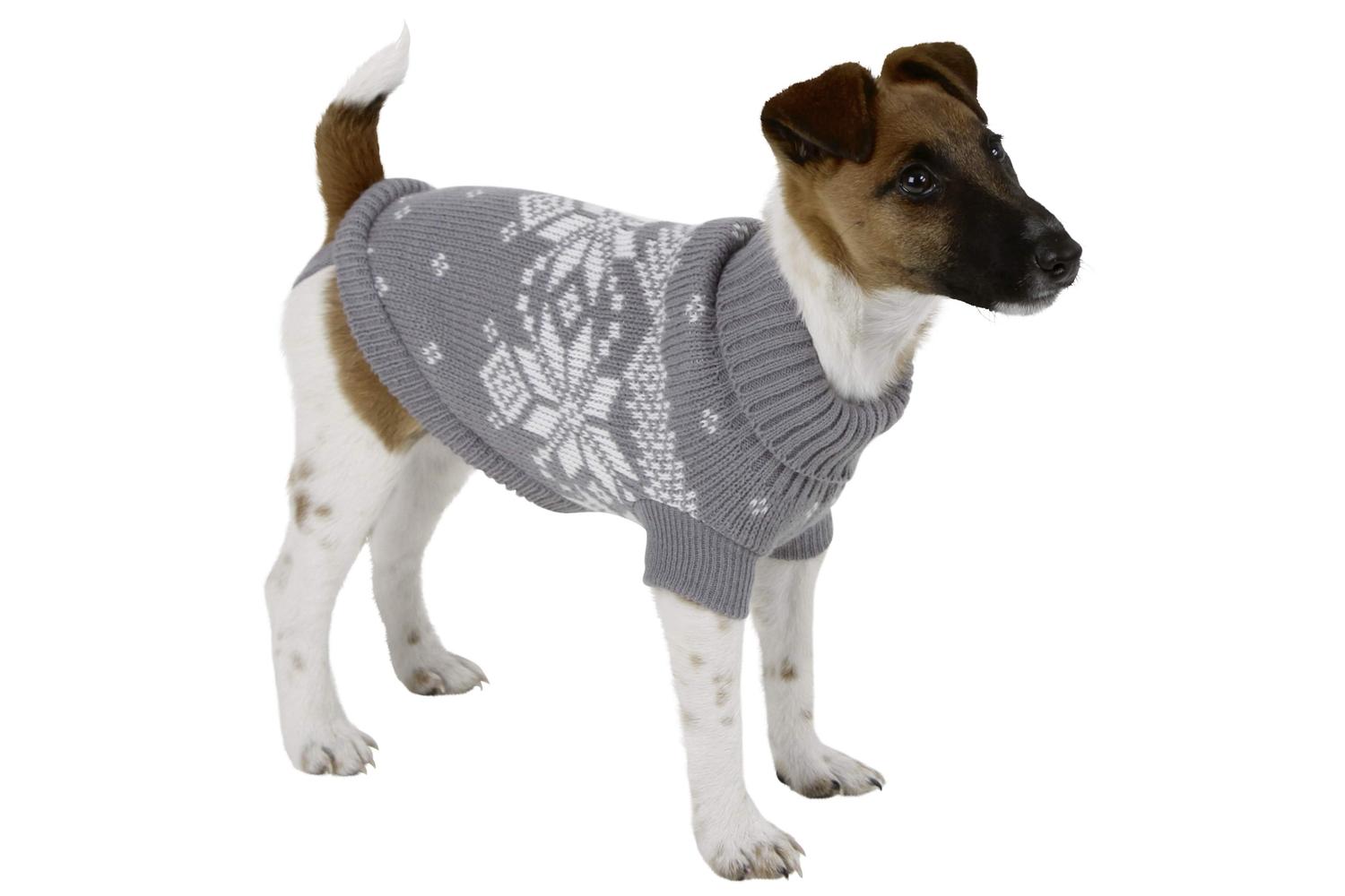 Kerbl Ker-81404 - Sweater Lillehammer, Grey-white 35 Cm-3