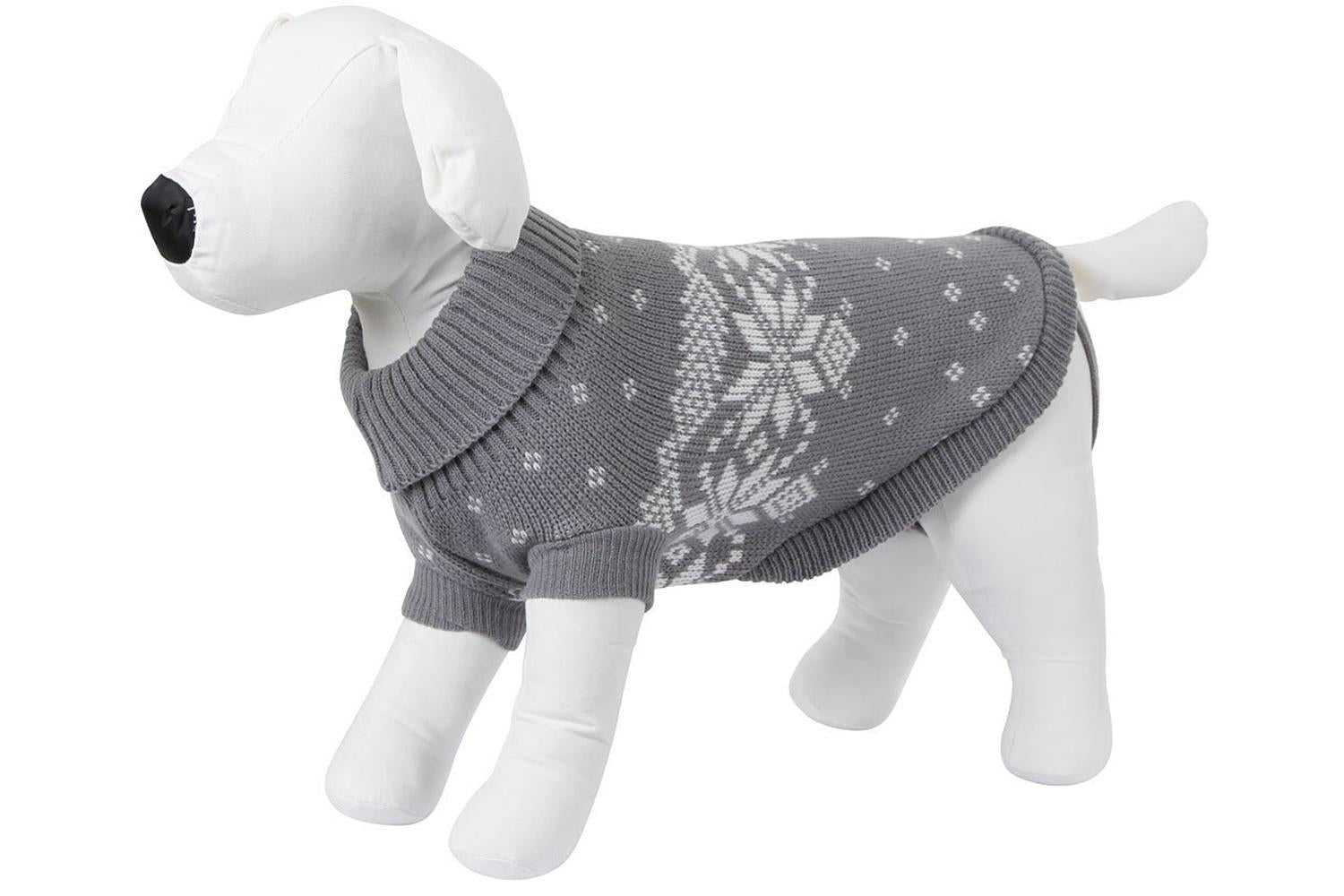 Kerbl Ker-81403 - Sweater Lillehammer, Grey-white 30 Cm