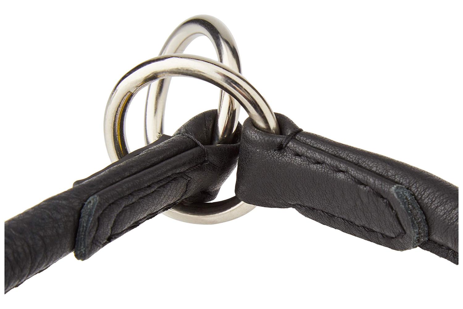 Kerbl Pet Ker-81089 - Round Leather Choker Roma Stopper, 45c-2