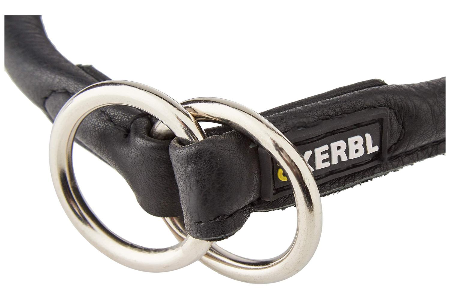 Kerbl Pet Ker-81089 - Round Leather Choker Roma Stopper, 45c-3