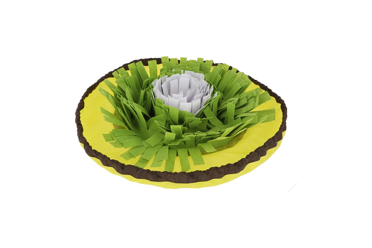 Kerbl Ker-80749 - Snuffle Mat Bowl Yellow/green/white,  60cm
