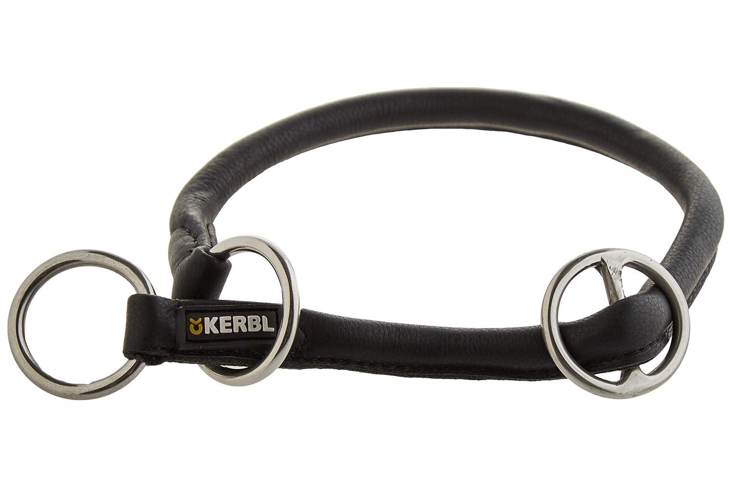 Kerbl Pet Ker-81091 - Round Leather Choker Roma Stopper, 50c