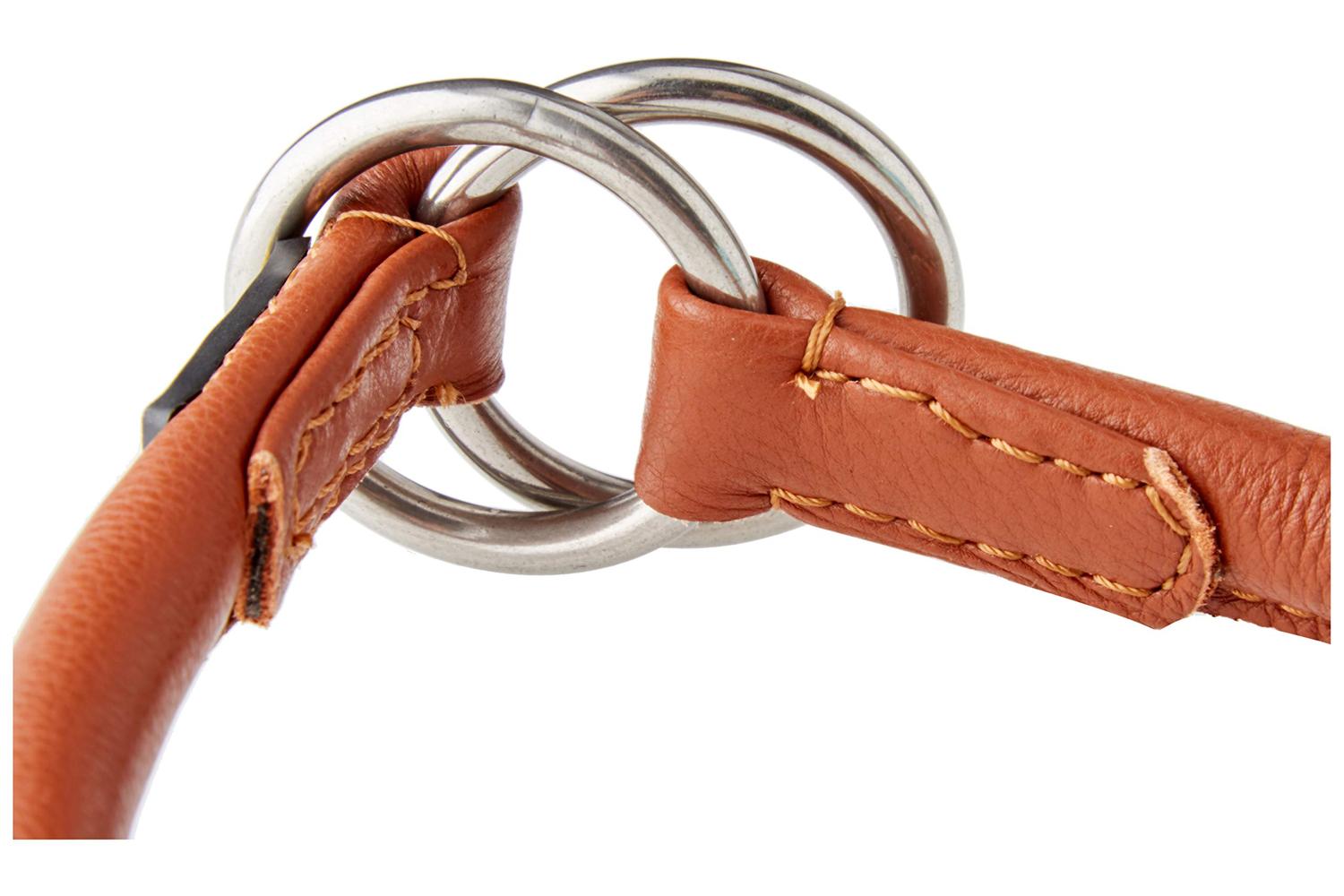 Kerbl Pet Ker-81092 - Round Leather Choker Roma Stopper, 50c-3