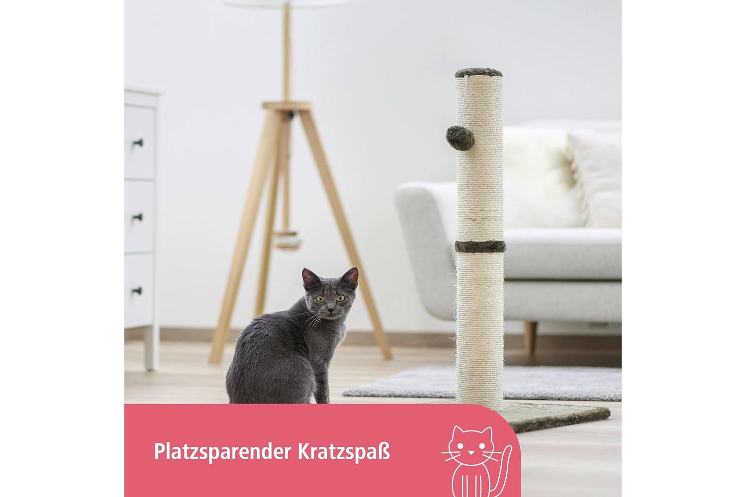 Kerbl Pet Ker-84469 - Scratching Post Opal-maxi Grey, Hight:-2