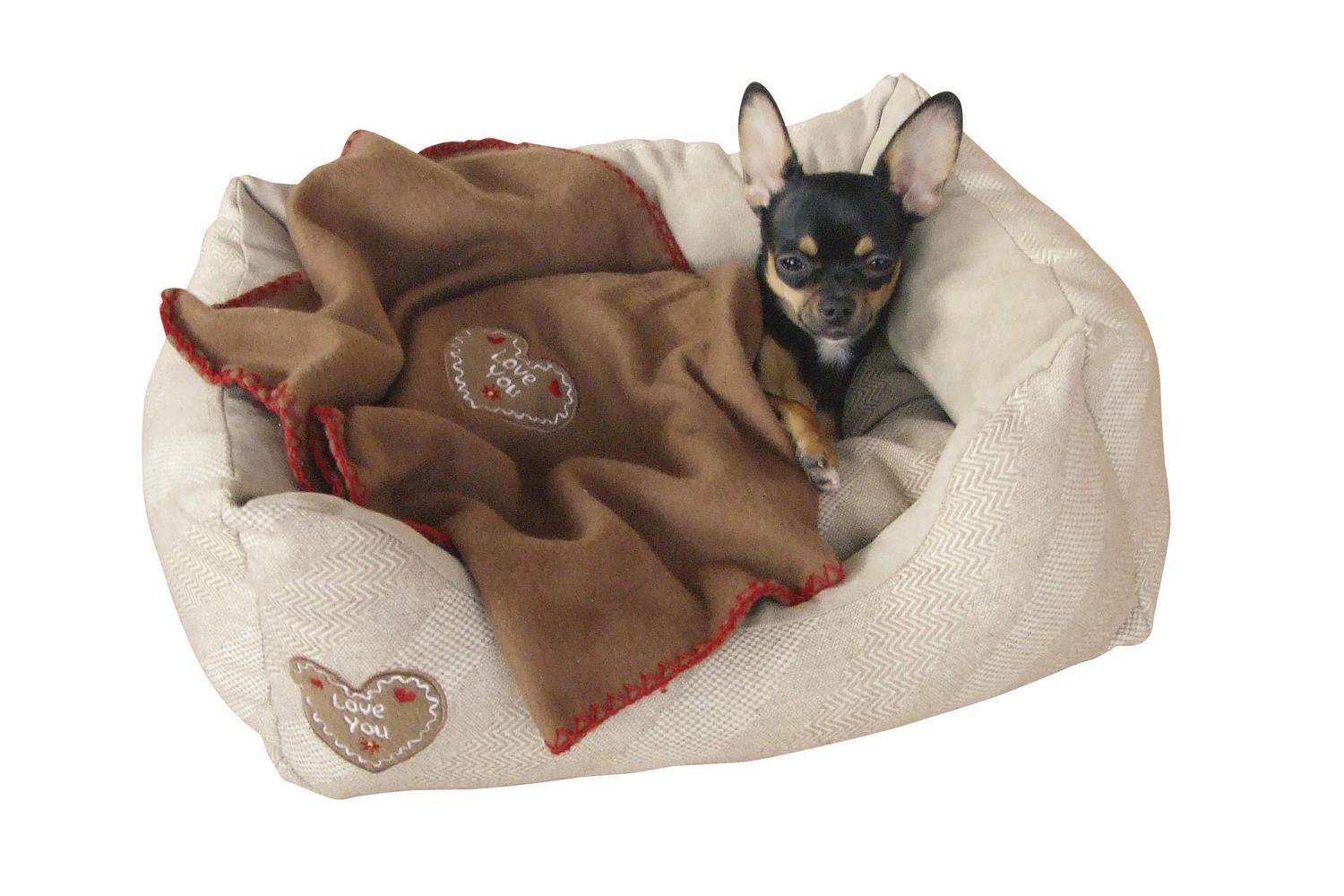 Kerbl Ker-81262 - Snugly Love You 61x48x18cm / 65x50cm, Beig-3