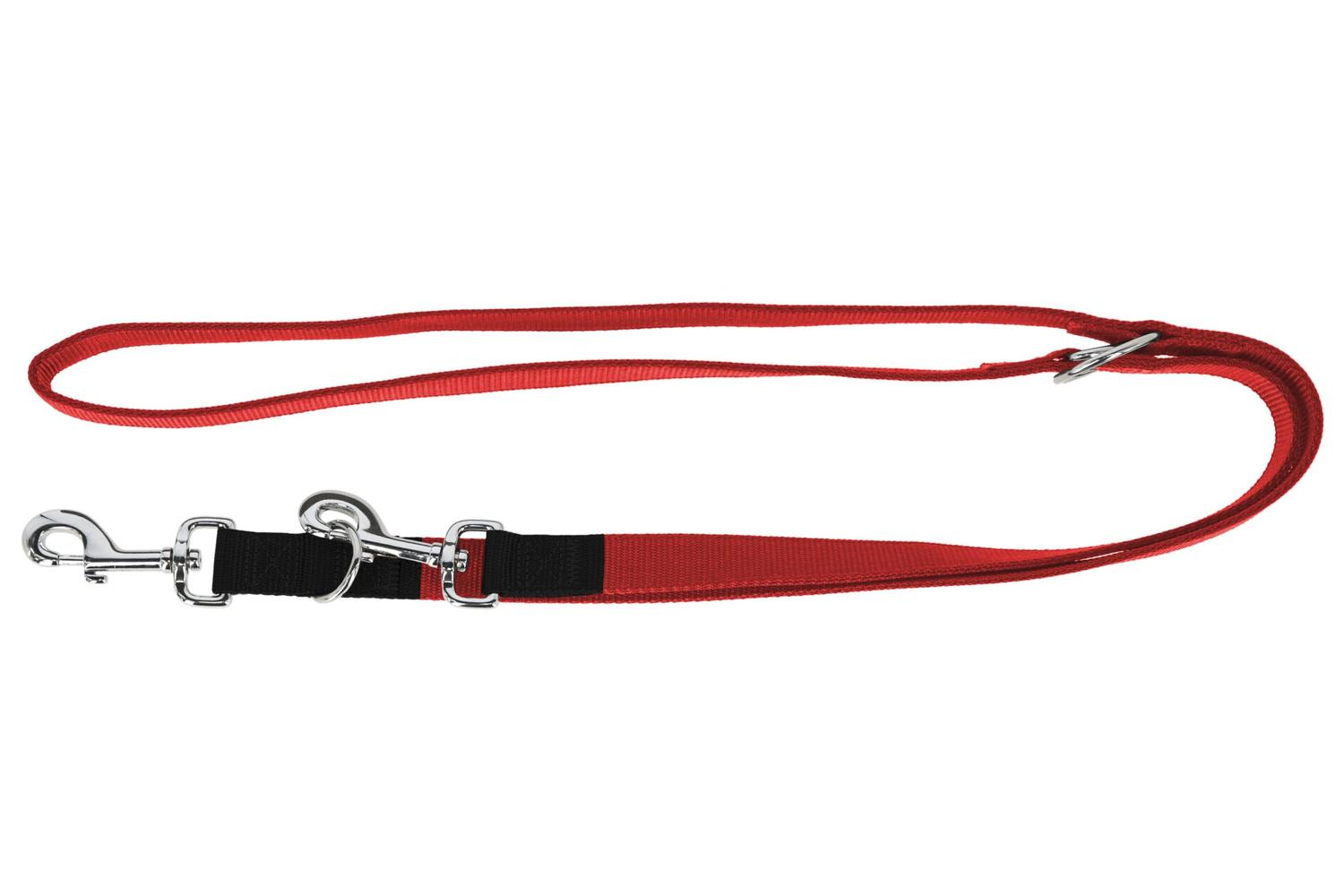 Kerbl Pet Ker-83658 - Miami Training Leash, Double Black/red-3