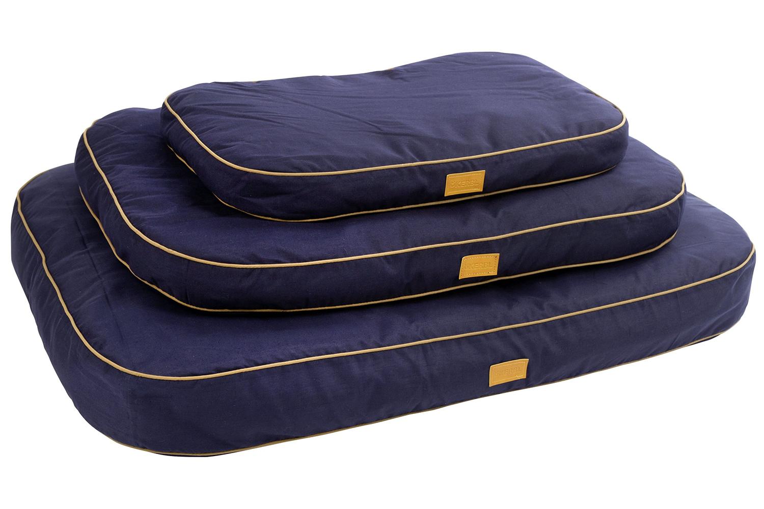 Kerbl Pet Ker-81313 - Bed Cushion Jerome, Navy-cognac, 80x60-2