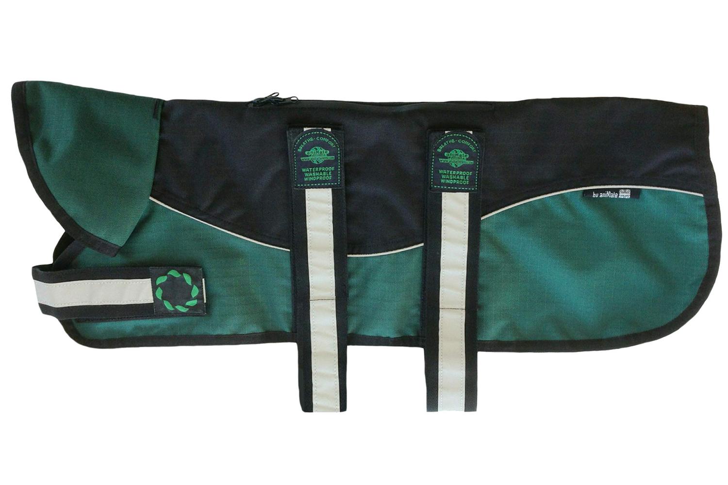 Outhwaite Pei-261443 - Reflective Black/green Unpadded Harne-3