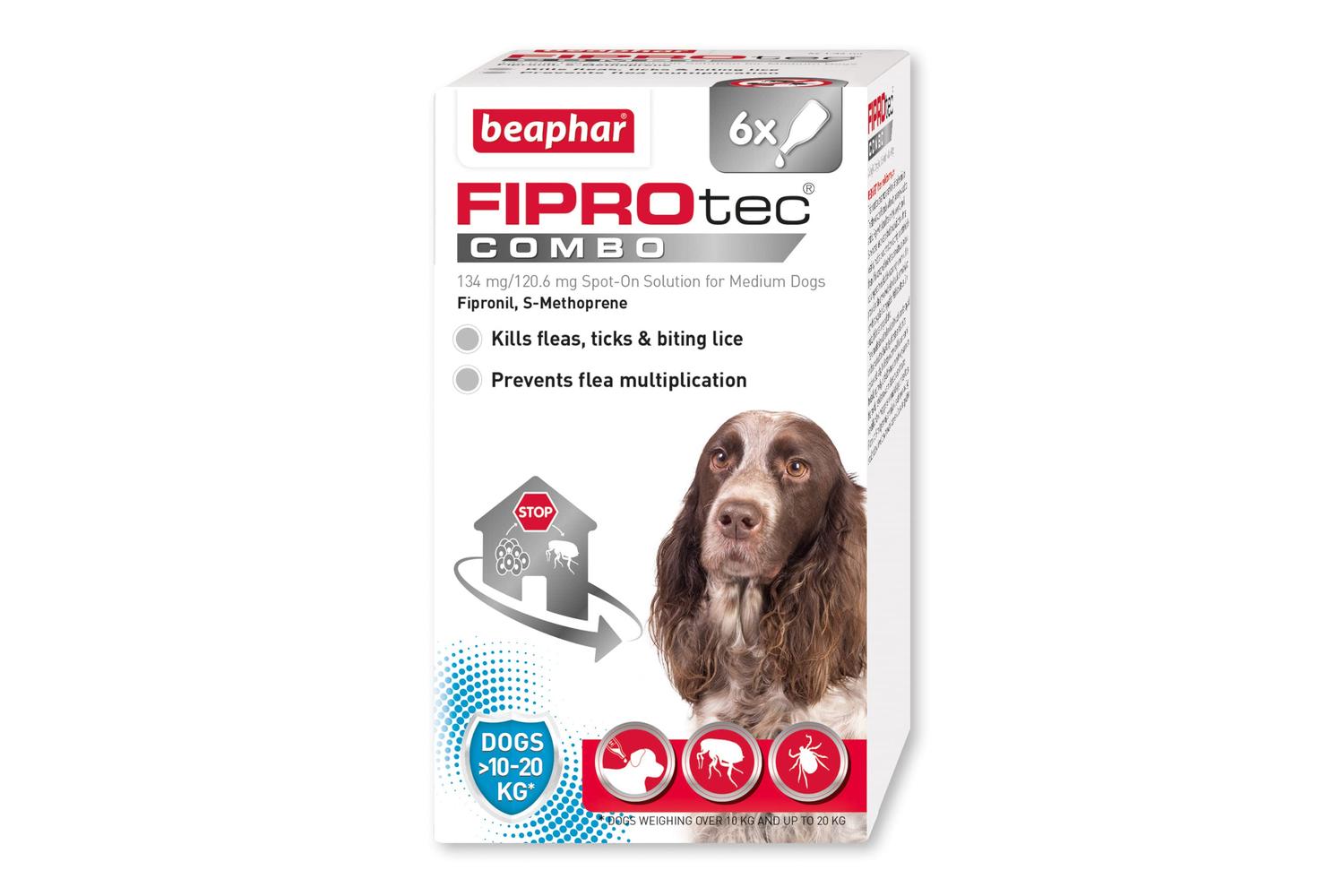 Beaphar Pei-269691 - Beaphar Fiprotec Combo For Medium Dogs