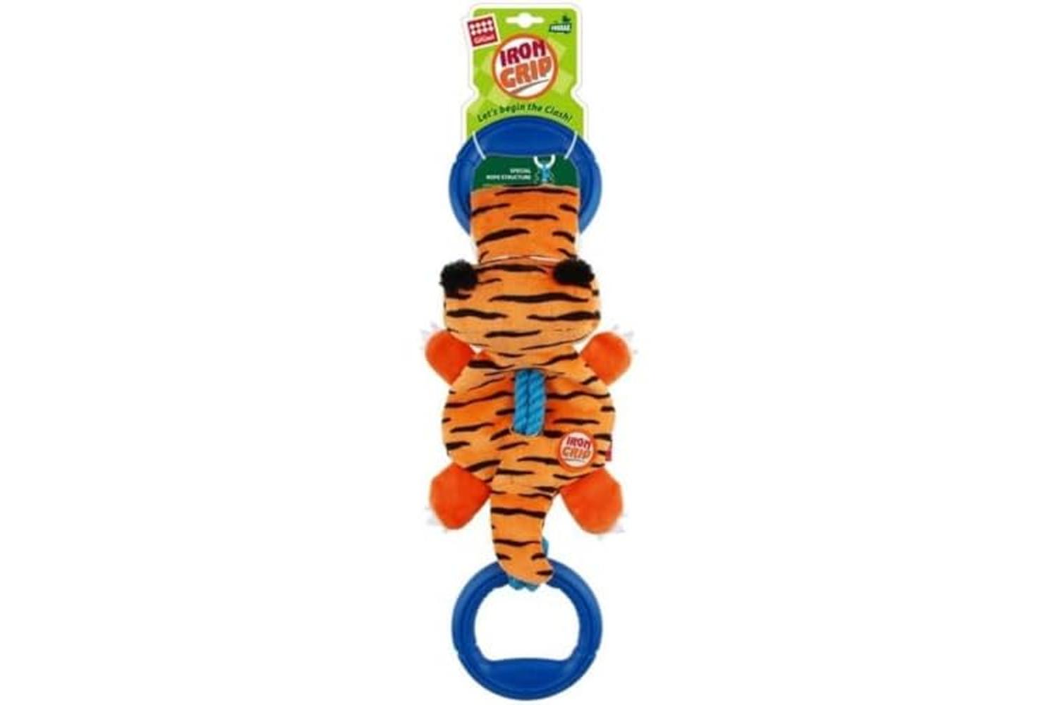 Gigwi Pei-265967 - Gigwi Iron Grip Tiger Plush Tug Toy With-2