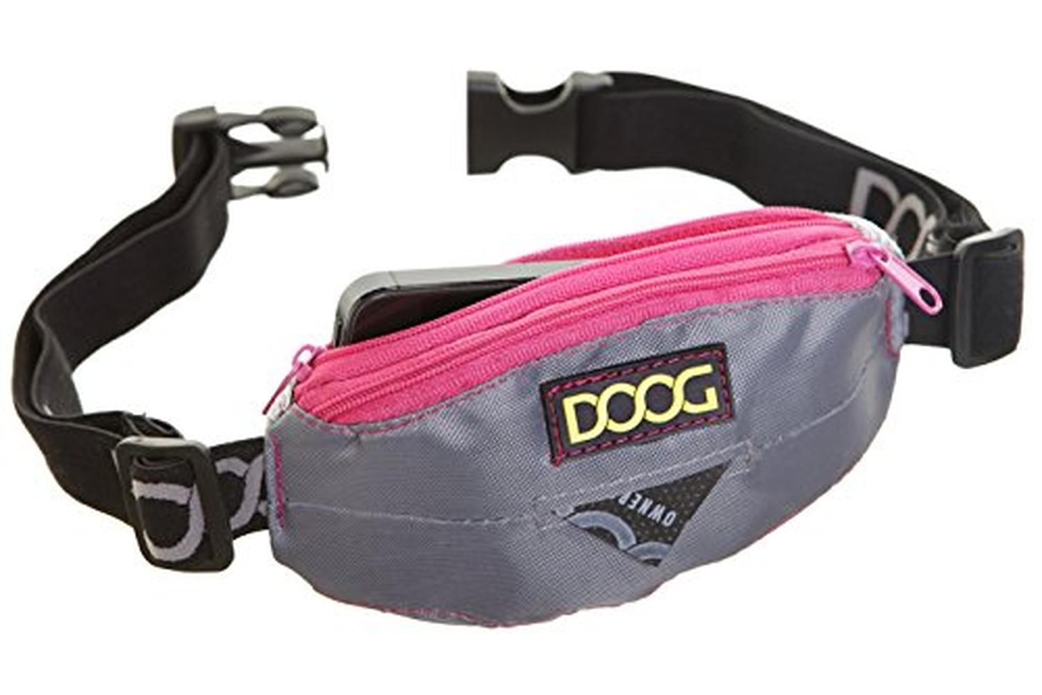 Doog Pei-265004 - Doog Mini Belt - Neon Grey With Pink Trim-2