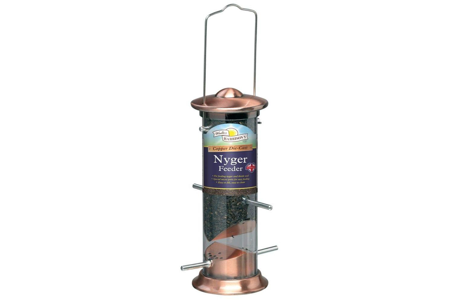 Supa Pei-11576 - Harrisons Cast Copper Plated Nyger Feeder 2