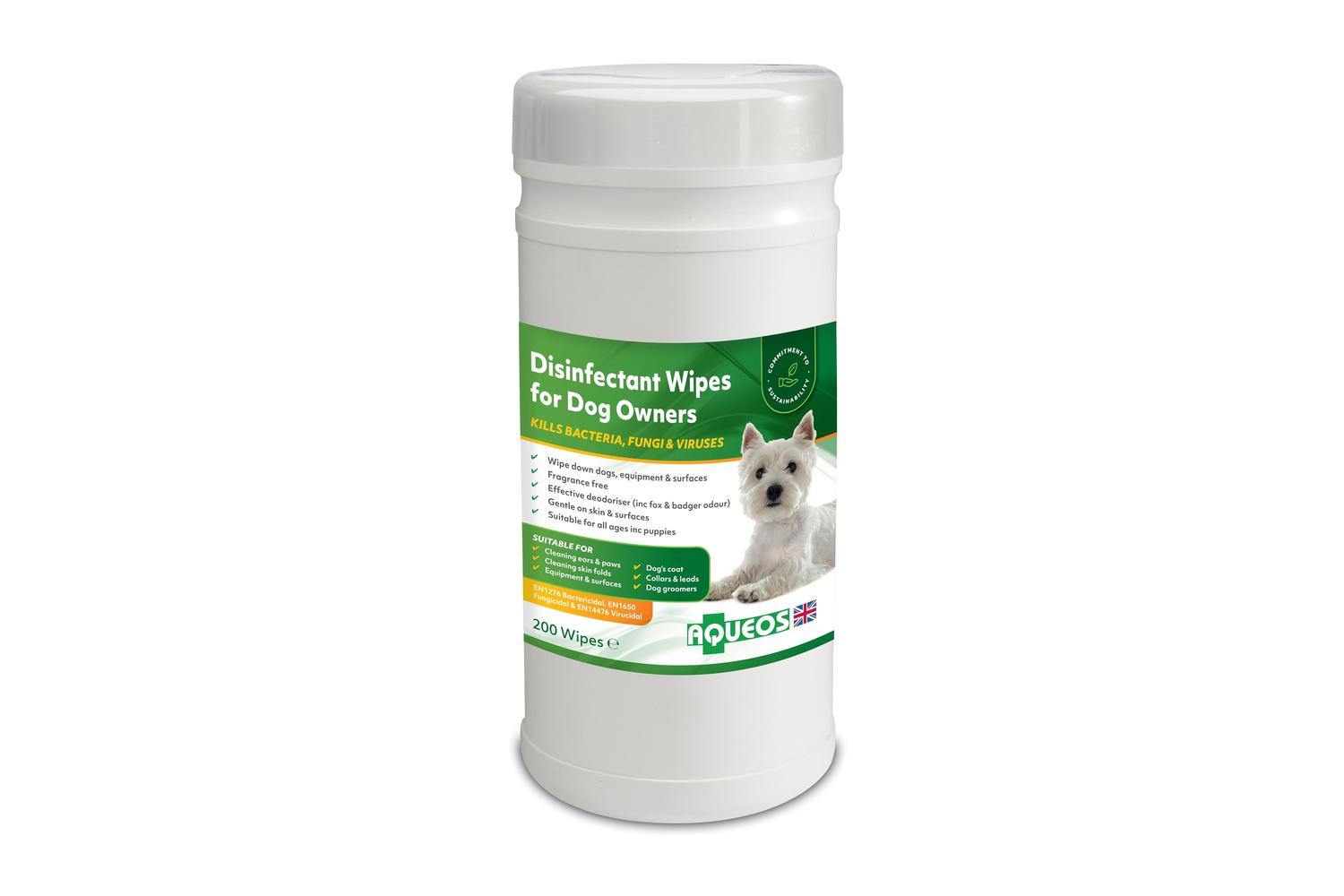 Aqueos Pei-39078 - Aqueos Sanitising Wipes Tub 120 Wipes