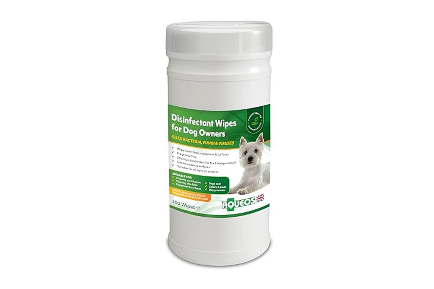 Aqueos Pei-39078 - Aqueos Sanitising Wipes Tub 120 Wipes-2