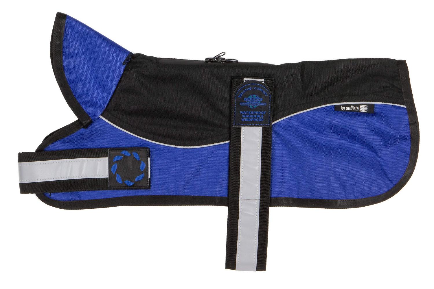 Outhwaite Pei-261426 - Reflective Black/blue Unpadded Harnes