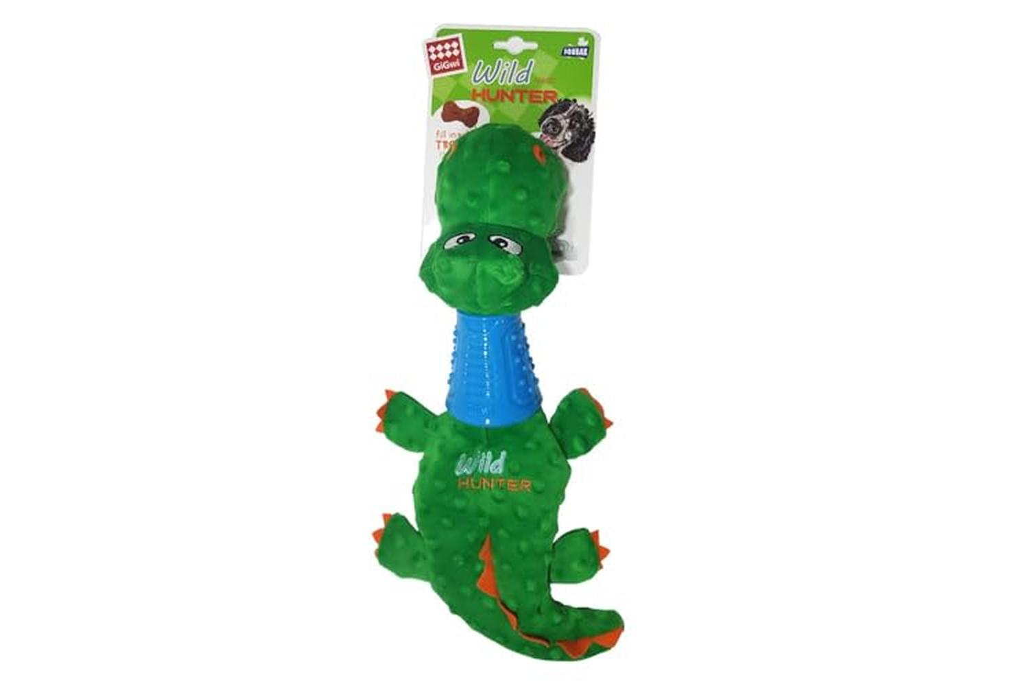 Gigwi Pei-265920 - Gigwi Crocodile Plush Dog Toy With Tpr Ne-2