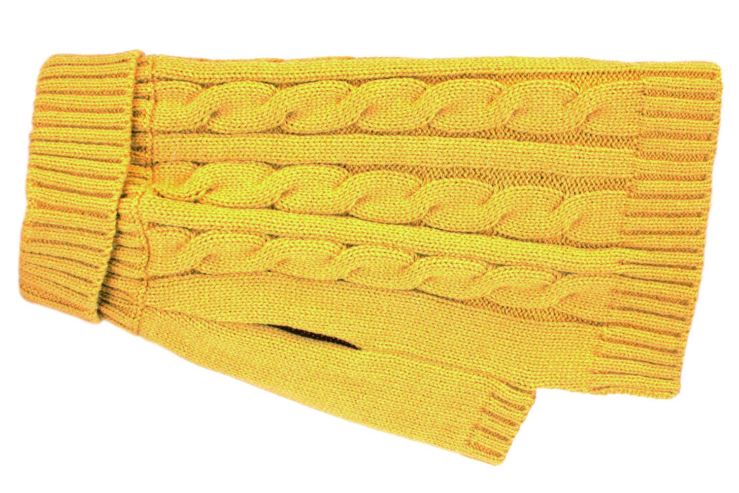 Buster & Beau Pei-266385 - Charlton Cable Knit Mustard Sml