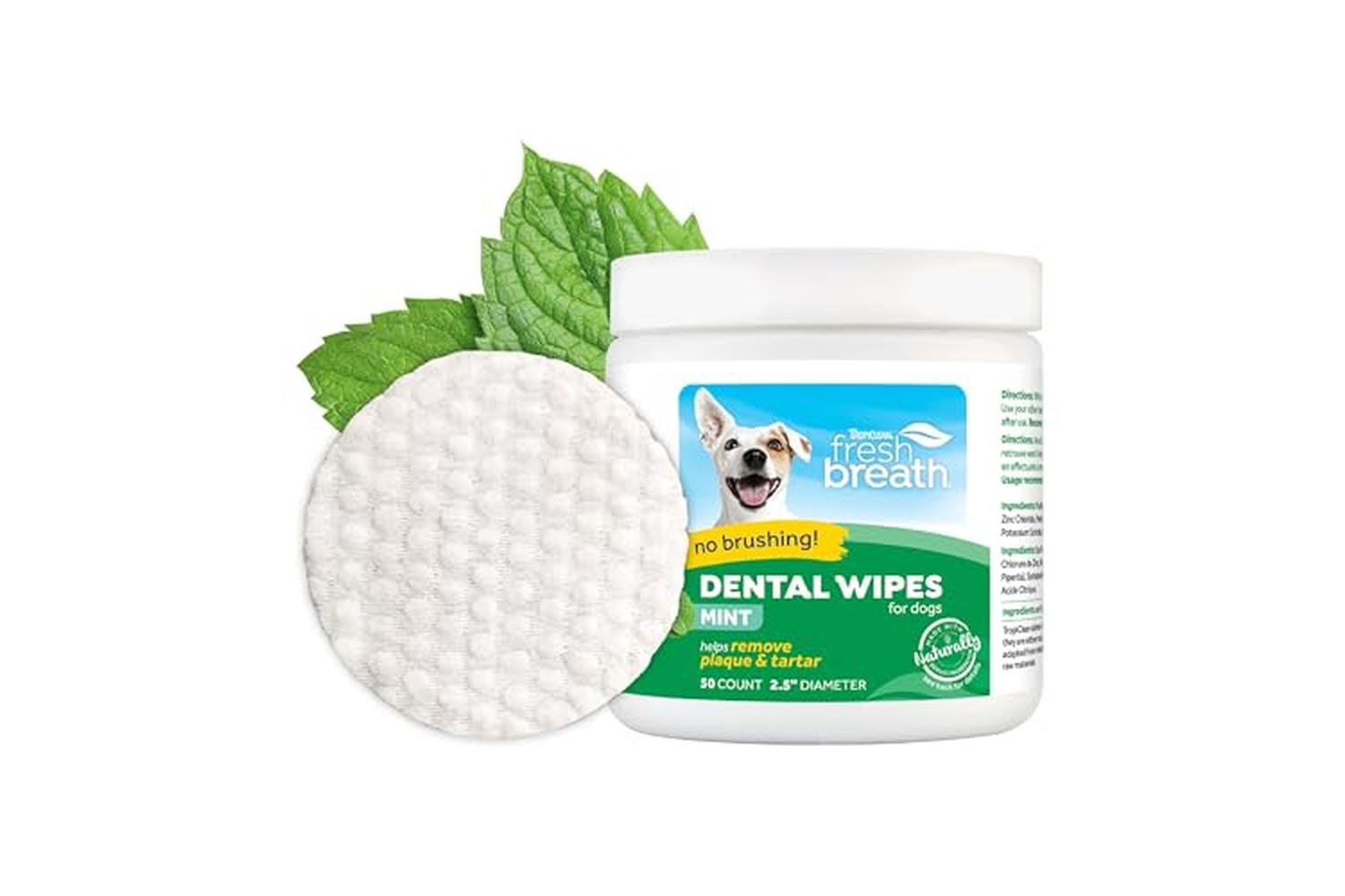 Tropiclean Pei-263564 - Tropiclean Fresh Breath Dental Wipes-2