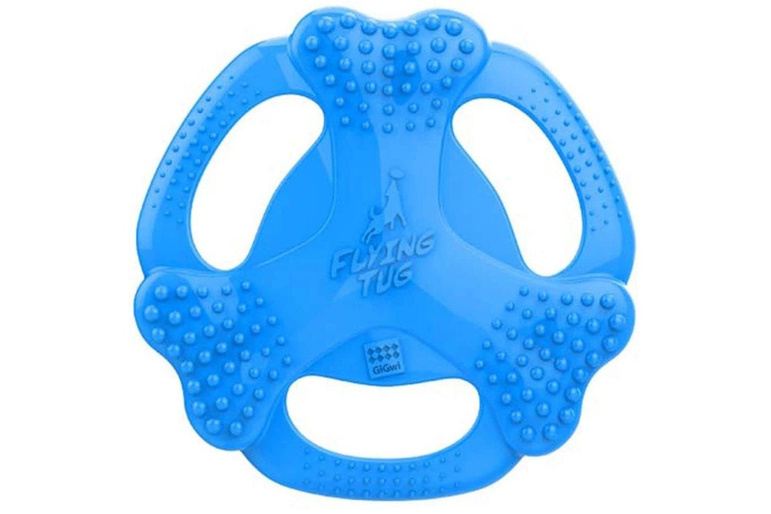Gigwi Pei-265962 - Gigwi Tpr Bone 'flying Tug' Blue
