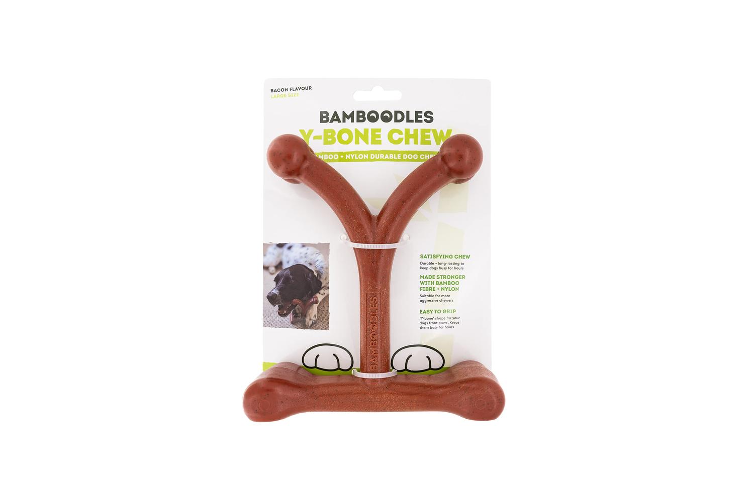 Bamboodles Pei-268752 - Bamboodles Y Bone Bacon Flavour Larg-3