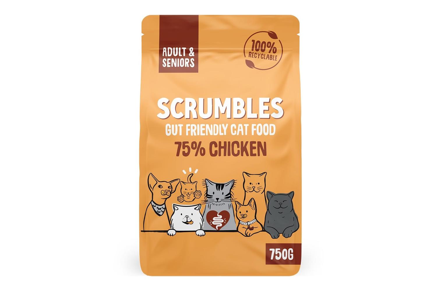 Scrumbles Pei-267688 - Scrumbles Dry Cat Food Adult Chicken