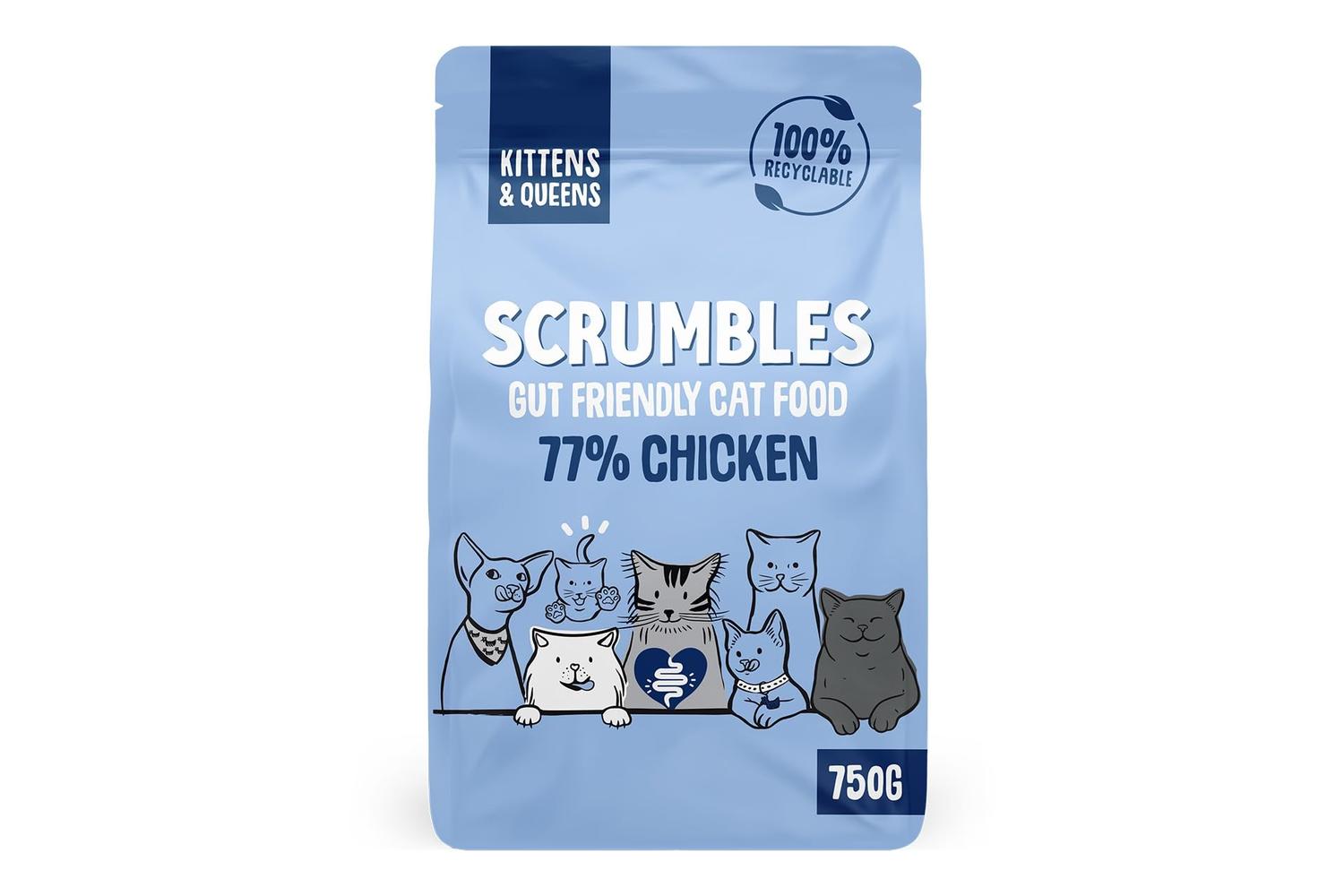 Scrumbles Pei-267697 - Scrumbles Dry Cat Food Kitten Chicken