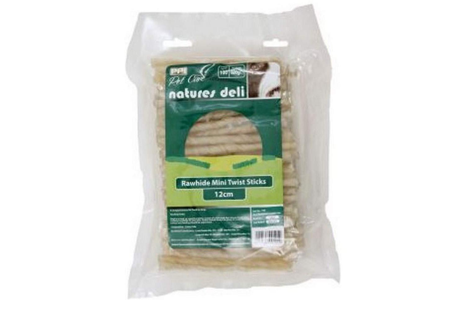 Ppi Pei-1199 - Natures Deli 12cm Rawhide Mini Twist Sticks 1