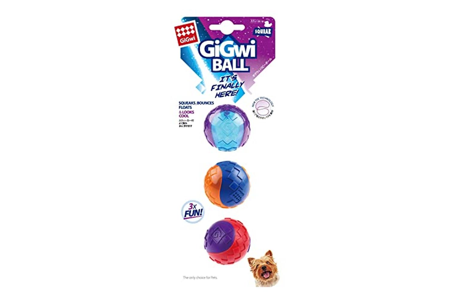Gigwi Pei-265926 - Gigwi Ball' With Squeaker S 3pk-2