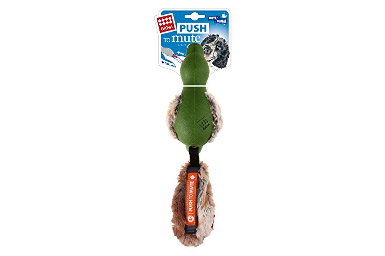Gigwi Pei-265922 - Gigwi Duck 'push To Mute' With Plush Tail-2